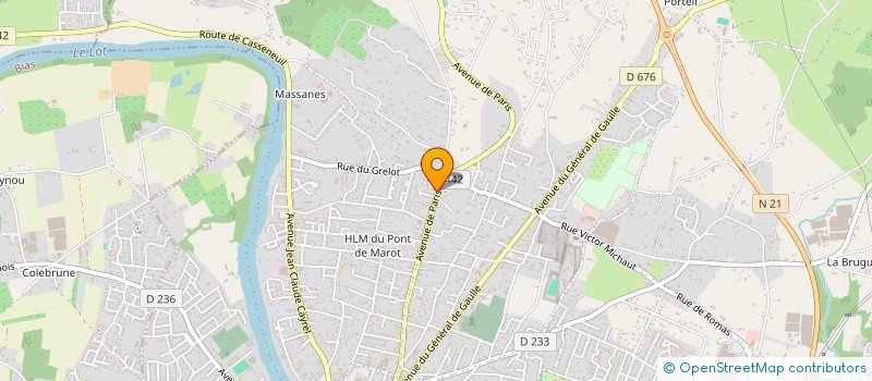 localisation de l'entreprise MADAME MELANIE VERON-DURAND  VILLENEUVE-SUR-LOT