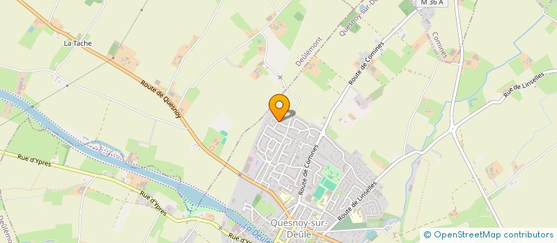 localisation de l'entreprise MADAME MELANIE VERSTRAETE à QUESNOY SUR DEULE