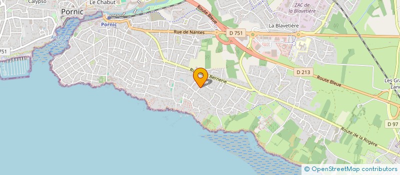 localisation de l'entreprise MADAME MELANIE VEYROND  PORNIC