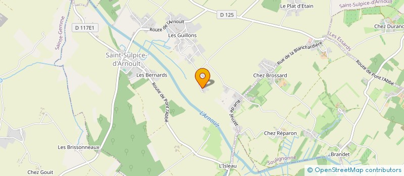 localisation de l'entreprise MADAME MELANIE VIAUD  SAINTE-GEMME