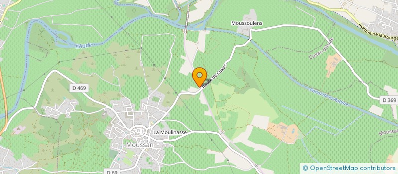 localisation de l'entreprise MADAME MELANIE VIDAL  NARBONNE