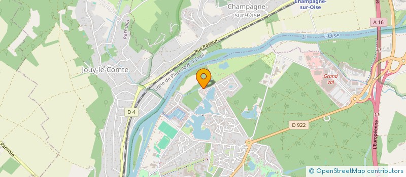 localisation de l'entreprise MADAME MELANIE VIDIL  L'ISLE-ADAM