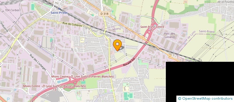 localisation de l'entreprise MADAME MELANIE VIEIRA  MIONS