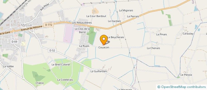 localisation de l'entreprise MADAME MELANIE VIEL  GUIPRY-MESSAC