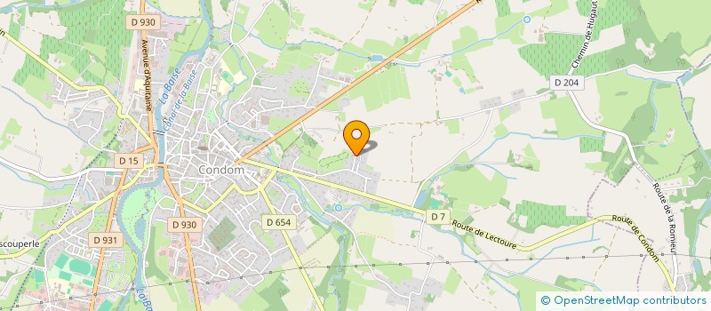 localisation de l'entreprise MADAME MELANIE VIGNERON  CONDOM