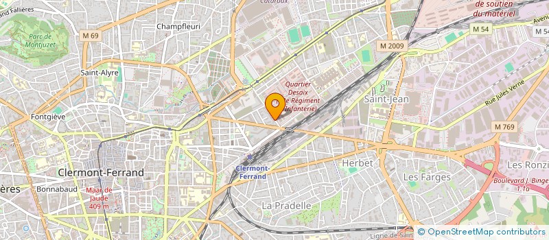 localisation de l'entreprise MADAME MELANIE VIGNERON  CLERMONT-FERRAND