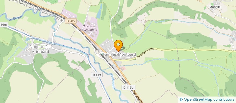 localisation de l'entreprise MADAME MELANIE VILLARMET  FAIN-LES-MONTBARD