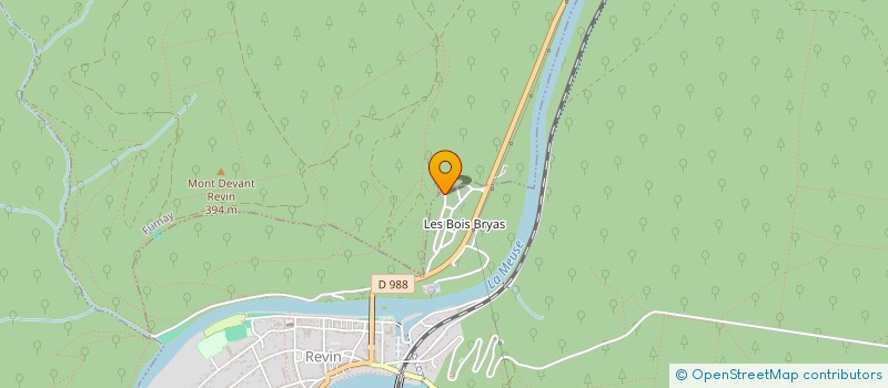 localisation de l'entreprise MADAME MELANIE VILLEVAL  REVIN