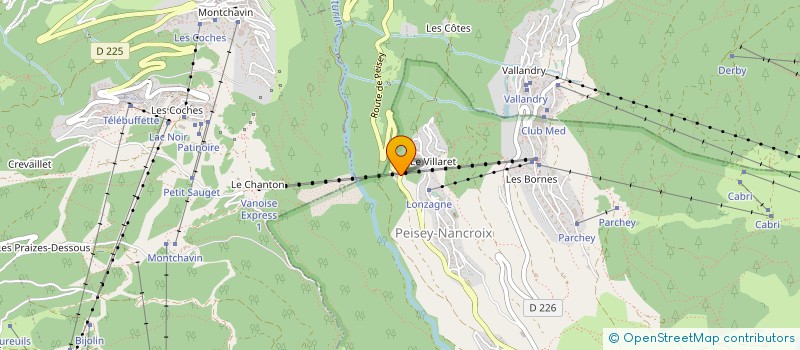 localisation de l'entreprise MADAME MELANIE VILLIEN  LA PLAGNE TARENTAISE