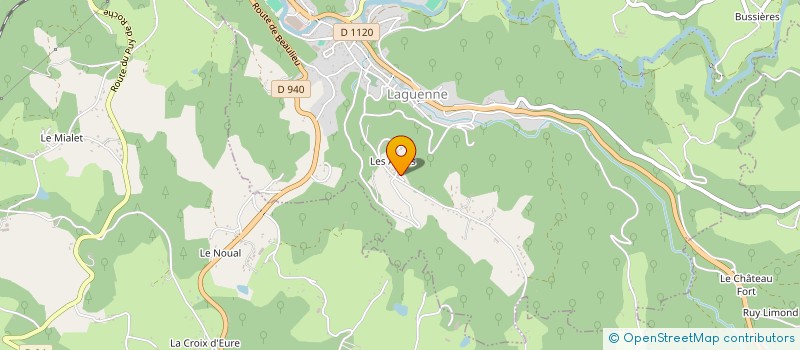 localisation de l'entreprise MADAME MELANIE VIVES  LAGUENNE-SUR-AVALOUZE