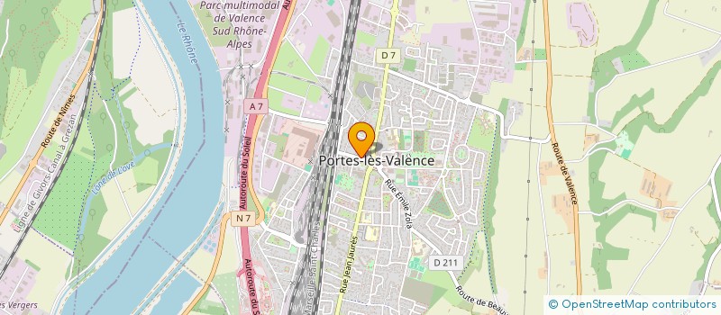 localisation de l'entreprise MADAME MELANIE VLAEMINCK à PORTES-LES-VALENCE