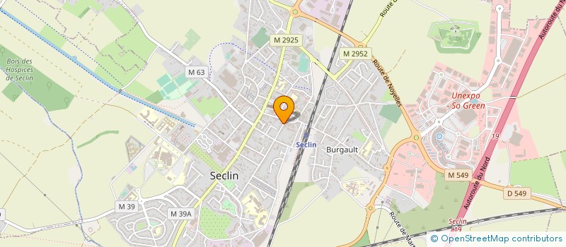 localisation de l'entreprise MADAME MELANIE WAGNER  SECLIN