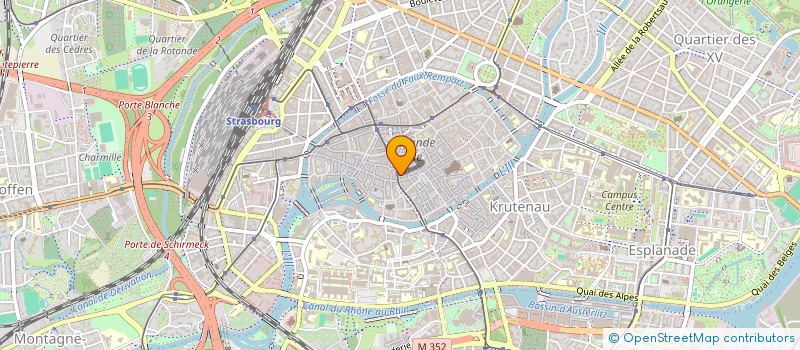 localisation de l'entreprise MADAME MELANIE WAGNER à STRASBOURG