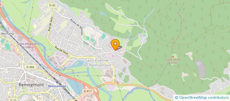 localisation de l'entreprise MADAME MELANIE WALTER  SAINT-ETIENNE-LES-REMIREMONT