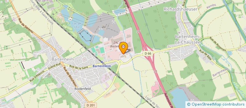 localisation de l'entreprise MADAME MELANIE WENZINGER  SCHLIERBACH