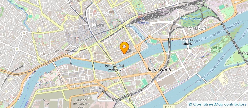 localisation de l'entreprise MADAME MELANIE WHITE à NANTES