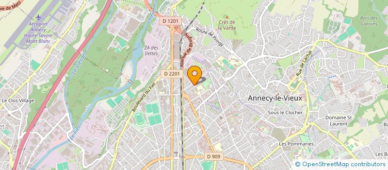 localisation de l'entreprise MADAME MELANIE WOJCIECHOWSKI  ANNECY