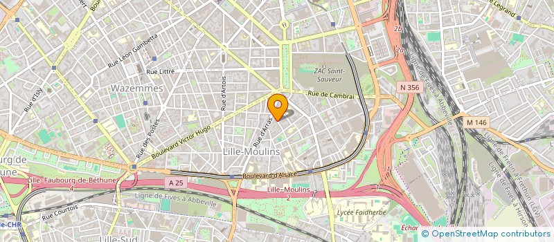 localisation de l'entreprise MADAME MELANIE WULLENS à LILLE