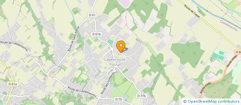 localisation de l'entreprise MADAME MELANIE ZANET  LAPEYROUSE-FOSSAT