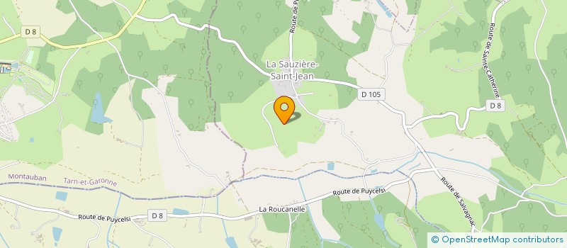 localisation de l'entreprise MADAME MELANIE ZIELONA à TAURIAC