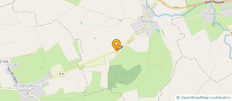 localisation de l'entreprise MADAME MELANIE ZIMMERMANN  RAVILLE