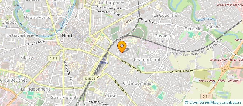 localisation de l'entreprise MADAME MELANY ANDRAULT à NIORT