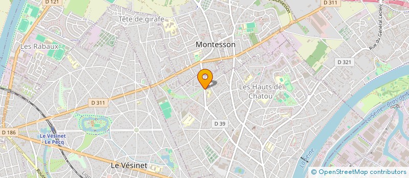 localisation de l'entreprise MADAME MELANY ATTAIECH  CHATOU