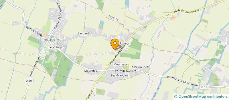 localisation de l'entreprise MADAME MELANY GENDRE  LAMASQUERE