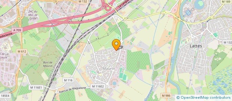 localisation de l'entreprise MADAME MELANY MARCHAL à LATTES