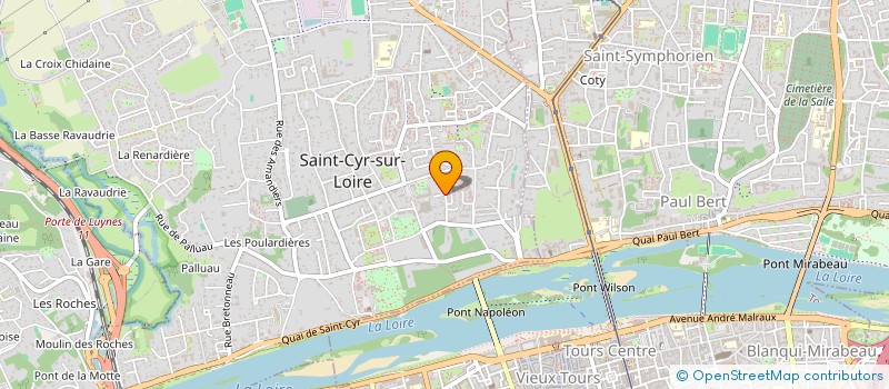 localisation de l'entreprise MADAME MELANY MOURILLE  SAINT-CYR-SUR-LOIRE