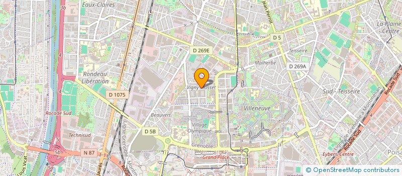 localisation de l'entreprise MADAME MELANY PASCAULT à GRENOBLE