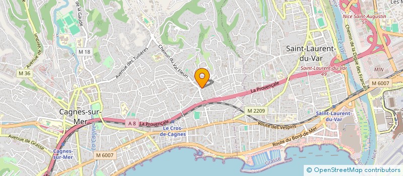 localisation de l'entreprise MADAME MELANY PERD  NICE