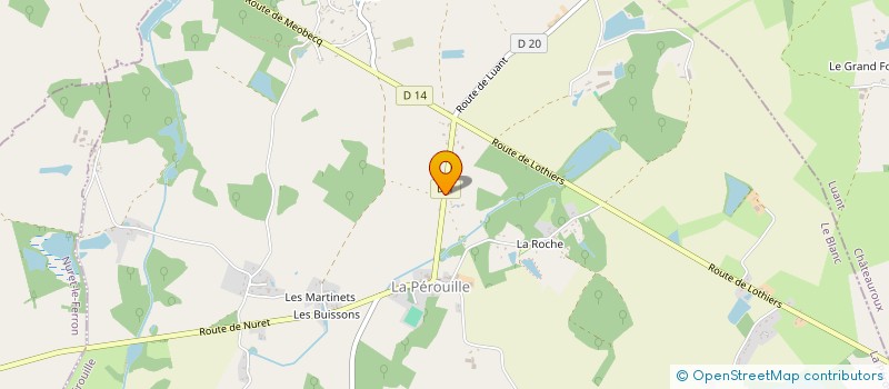 localisation de l'entreprise MADAME MELANY SAVARRE à LA PEROUILLE