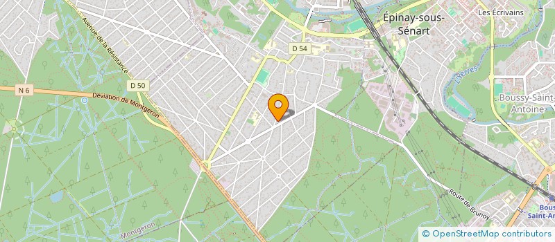 localisation de l'entreprise MADAME MELANY SIROUX  BRUNOY