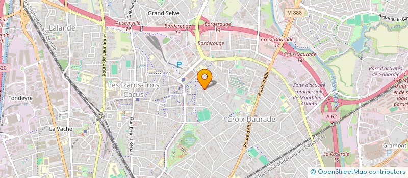 localisation de l'entreprise MADAME MELATI RIJAHIY  TOULOUSE