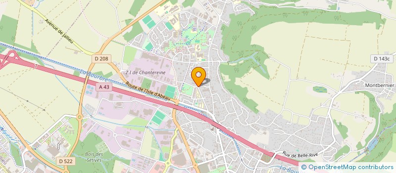 localisation de l'entreprise MADAME MELDE CELIK à BOURGOIN-JALLIEU