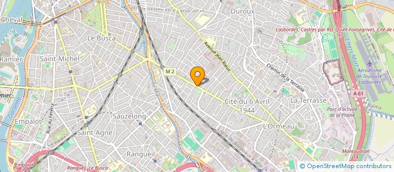 localisation de l'entreprise MADAME MELEHM DOHOU à TOULOUSE