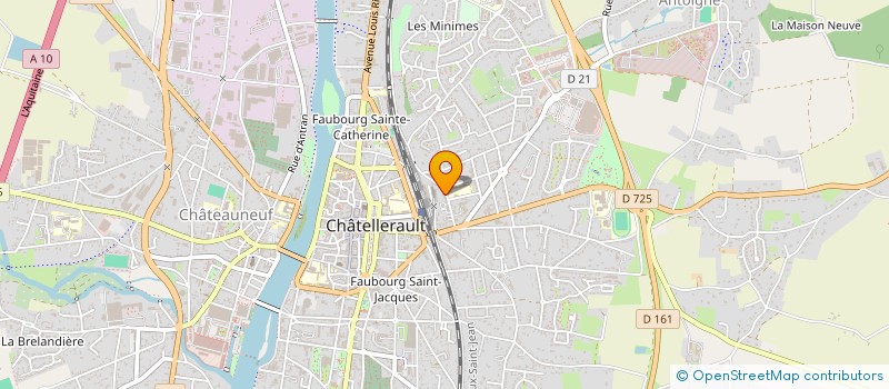 localisation de l'entreprise MADAME MELEK CAVLAK  CHATELLERAULT