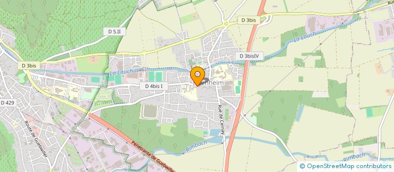 localisation de l'entreprise MADAME MELEK KOZKAYA  ISSENHEIM