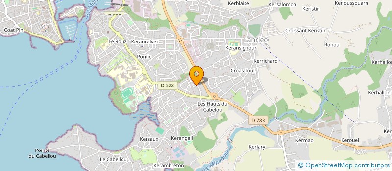 localisation de l'entreprise MADAME MELENN CHAUVAC à CONCARNEAU
