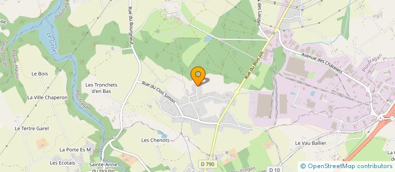 localisation de l'entreprise MADAME MELIA DE BARROS  PLOUFRAGAN