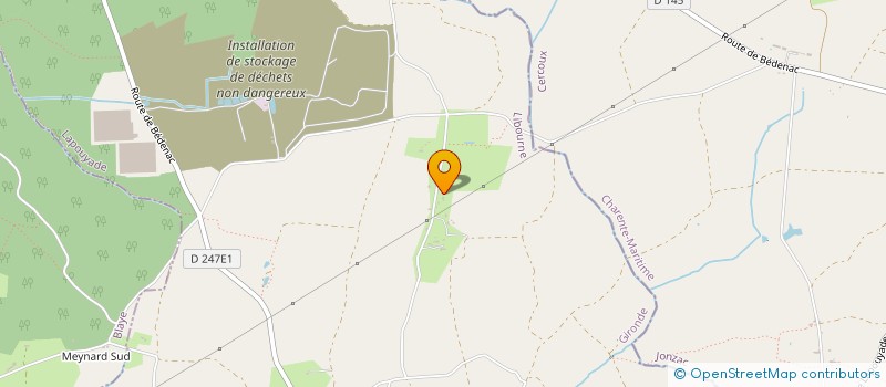 localisation de l'entreprise MADAME MELIA HUBERT  LAPOUYADE