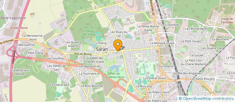 localisation de l'entreprise MADAME MELICIA ABDALLAH à SARAN