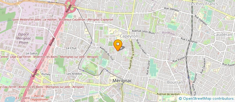 localisation de l'entreprise MADAME MELIDA LUCIANO LAGRANGE à MERIGNAC