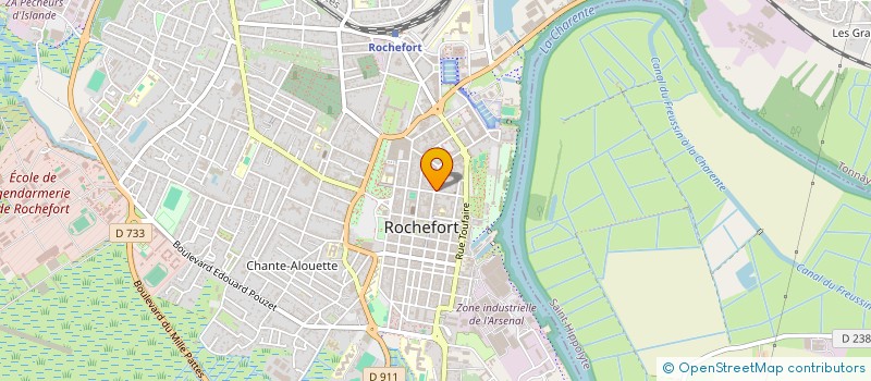 localisation de l'entreprise MADAME MELIDIE RIVAUD  ROCHEFORT