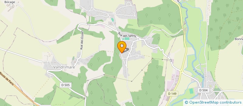 localisation de l'entreprise MADAME MELIE DUVIELLA  VANDRIMARE