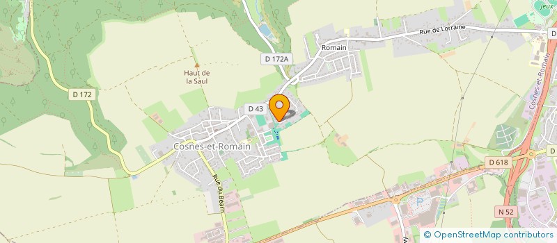 localisation de l'entreprise MADAME MELIE GAUDIER  COSNES-ET-ROMAIN