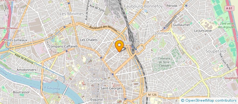 localisation de l'entreprise MADAME MELIE GEILLER  TOULOUSE