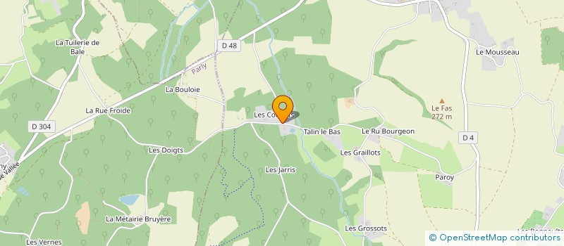 localisation de l'entreprise MADAME MELIE JALTIER  POURRAIN