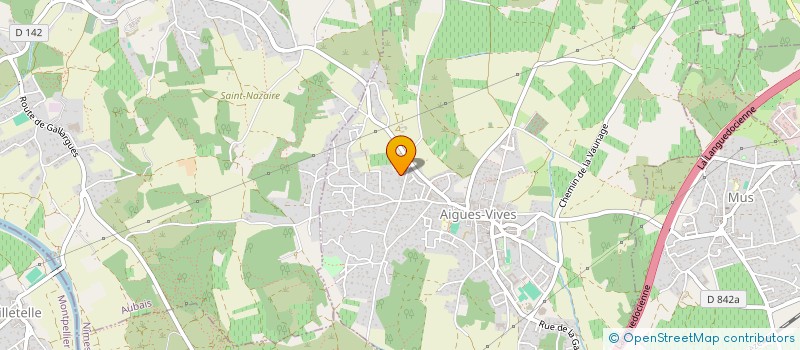 localisation de l'entreprise MADAME MELIE MARTINEZ  AIGUES-VIVES